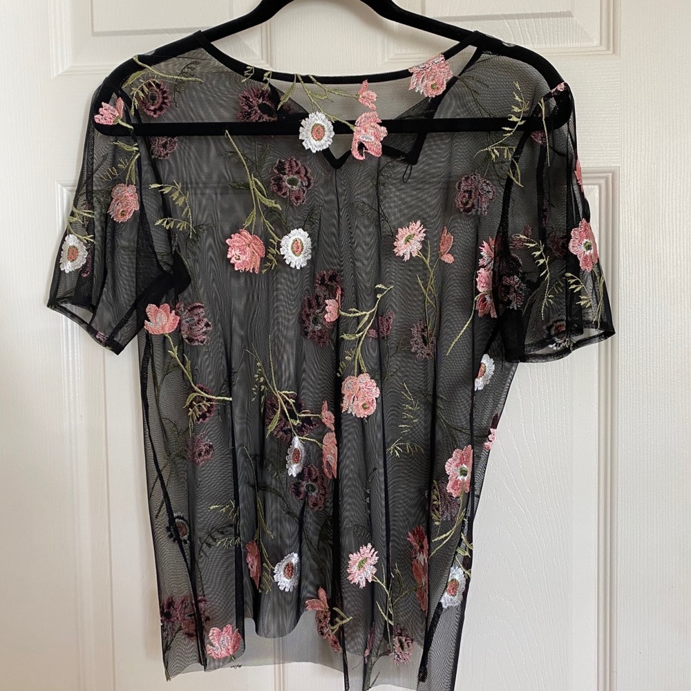 Mesh blouse